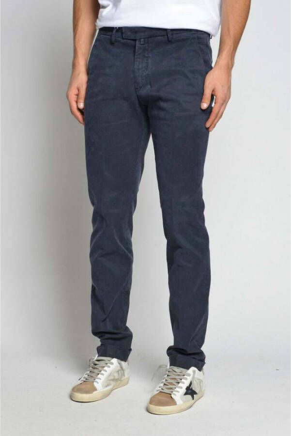 Briglia Slim-fit Trousers Blauw Heren