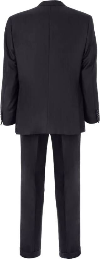 Brioni Single Breasted Suits Blauw Heren