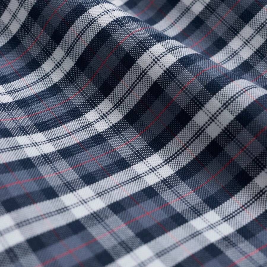 Brooks Brothers Donkerblauw Regular Fit Non-Iron Stretch Katoenen Overhemd met Knoop-Down Kraag Blue Heren