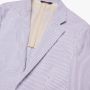 Brooks Brothers Milano Fit Katoenen Seersucker Sportjas Blue Heren - Thumbnail 2