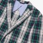 Brooks Brothers Regent Classic-Fit Madras Sportjas Green Heren - Thumbnail 2