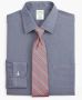 Brooks Brothers Milano Slim-fit niet-ijzerstemmingshemd Dobby Ainsley-kraag Blauw Heren - Thumbnail 2