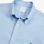 Brooks Brothers Milano Slim-fit niet-ijzeren sportshirt Oxford stretch knoop-down kraag Blauw Heren - Thumbnail 2