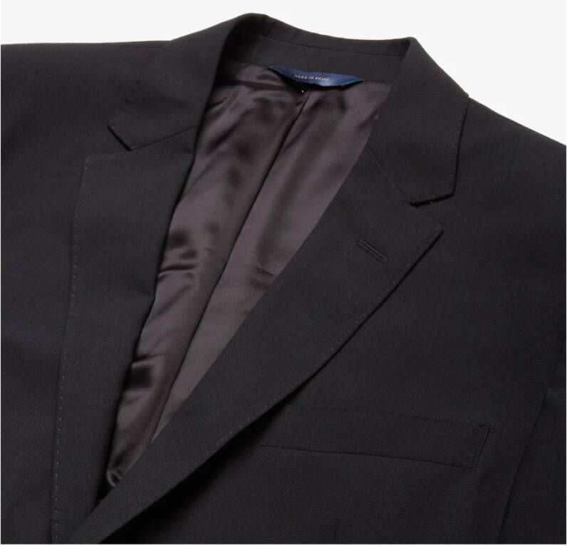 Brooks Brothers Milano Slim-fit pak jas twill 2-buttons Grijs Heren