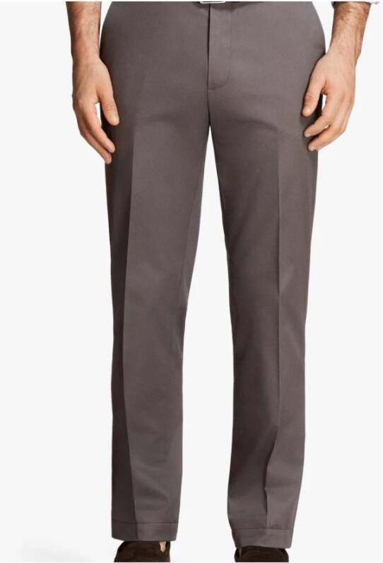 Brooks Brothers Milano Slim-fit voordeel Chino-broek Bruin Heren