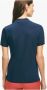 Brooks Brothers Supima Katoenen Stretch Pique Poloshirt Blue Dames - Thumbnail 2