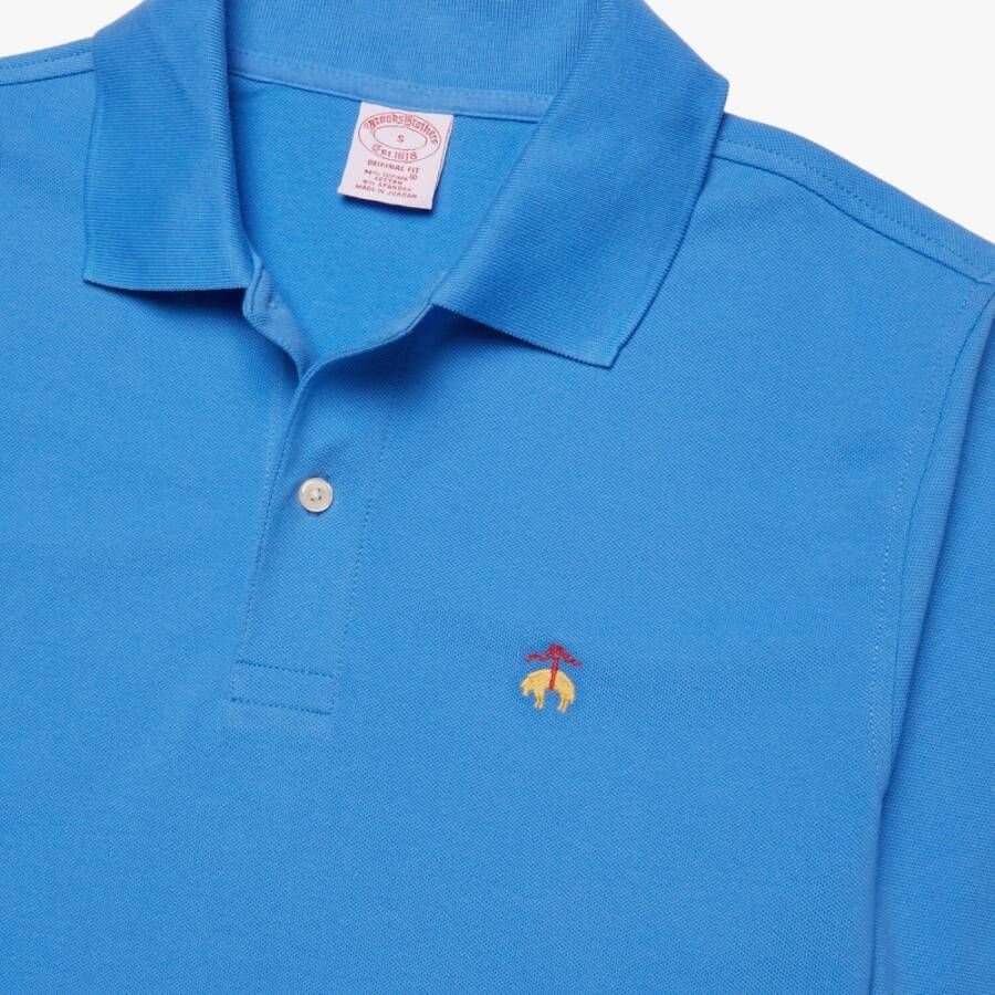 Brooks Brothers Polo Shirt Blauw Heren