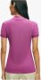 Brooks Brothers Supima Katoenen Stretch Pique Poloshirt Purple Dames - Thumbnail 2