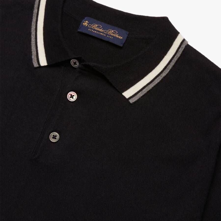 Brooks Brothers Polo Shirt Zwart Heren