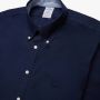 Brooks Brothers Regent Regelijke FIT Nionurs Sport Overhemd Oxford Stretch knoop-down kraag Blauw Heren - Thumbnail 2