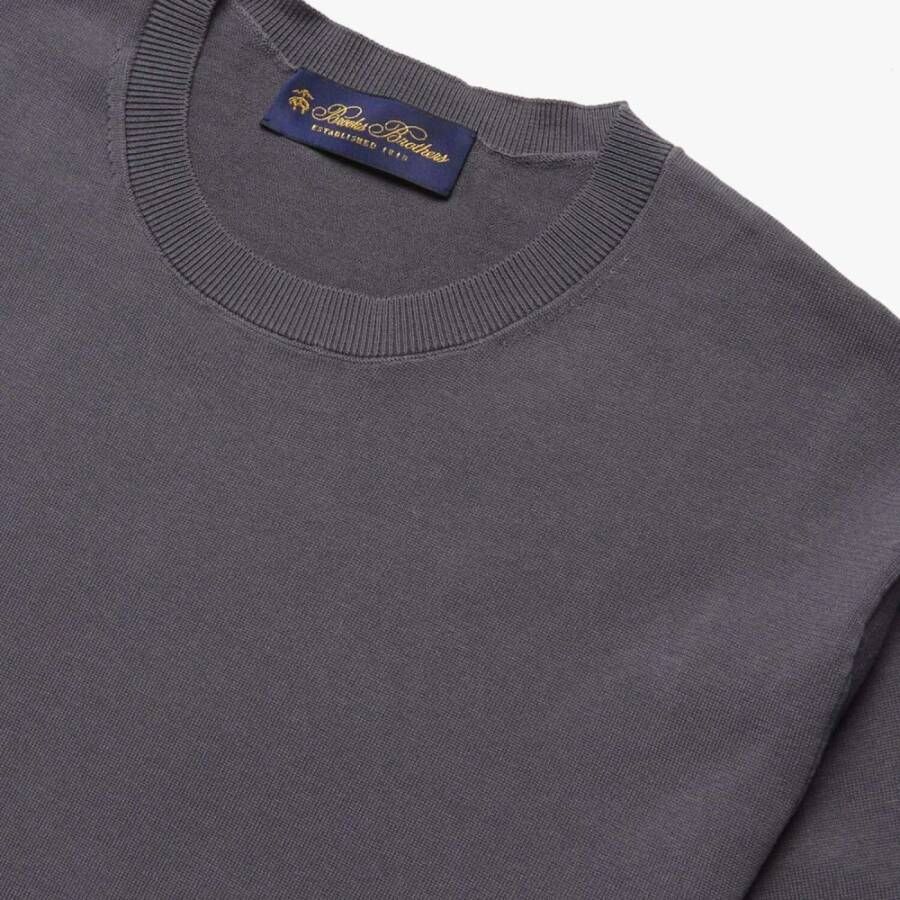 Brooks Brothers Trui met ronde hals Grijs Heren