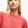Brooks Brothers Supima Katoenen Kabeltrui Red Dames - Thumbnail 2