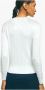 Brooks Brothers Supima Katoenen Kabeltrui White Dames - Thumbnail 2