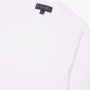 Brooks Brothers Supima Katoenen Kabelgebreide Trui met Ronde Hals White Heren - Thumbnail 2