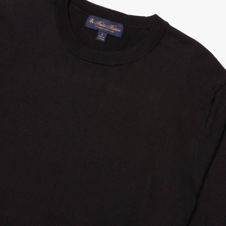 Brooks Brothers Trui met ronde hals Zwart Heren