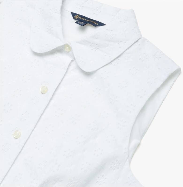 Brooks Brothers Shirt Dresses Wit Dames