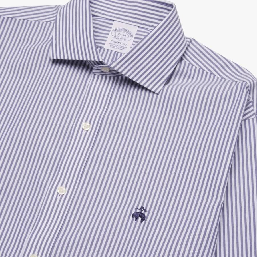 Brooks Brothers Shirts Blauw Heren