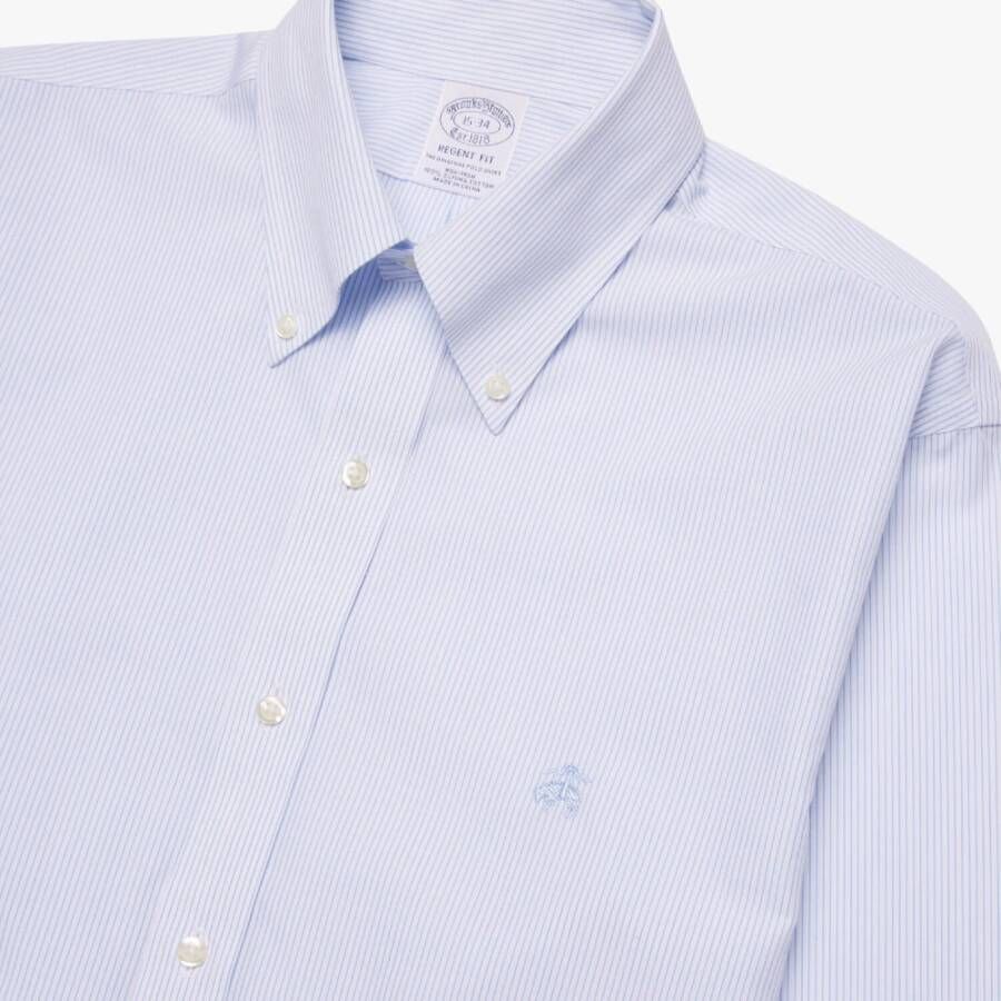Brooks Brothers Shirts Blauw Heren