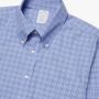Brooks Brothers Supima Katoen Non-Iron Pinpoint Oxford Hemd Blue Heren - Thumbnail 2