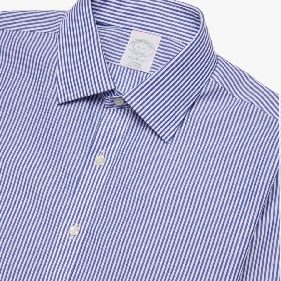 Brooks Brothers Shirts Blauw Heren