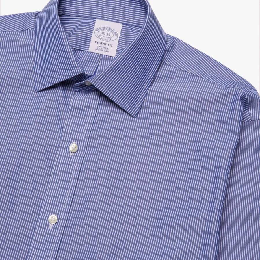 Brooks Brothers Shirts Blauw Heren