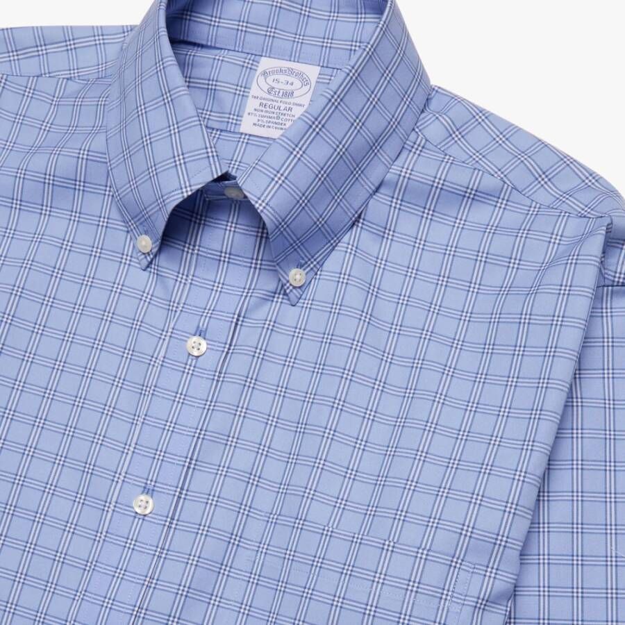 Brooks Brothers Shirts Blauw Heren