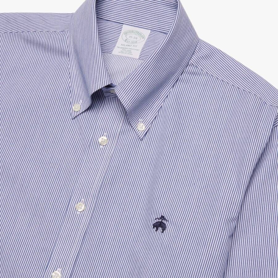 Brooks Brothers Shirts Blauw Heren