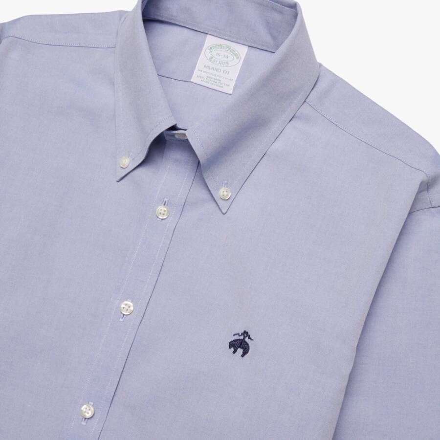 Brooks Brothers Shirts Blauw Heren