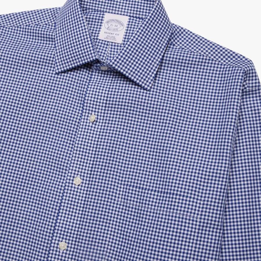 Brooks Brothers Shirts Blauw Heren