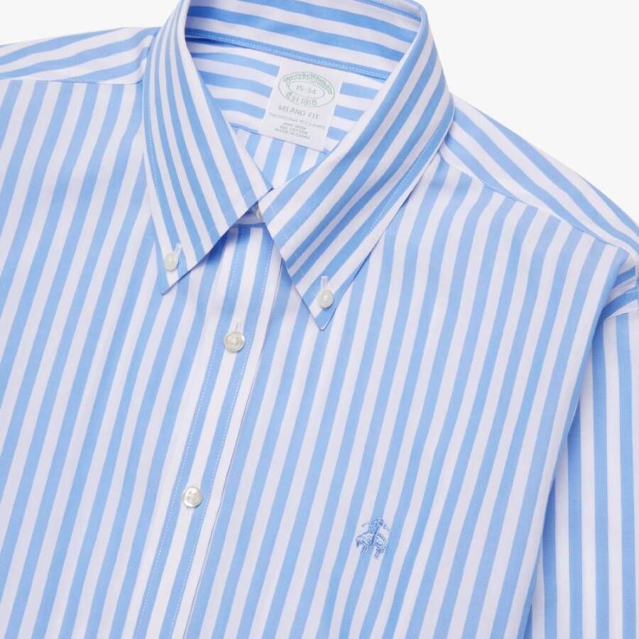 Brooks Brothers Shirts Blauw Heren