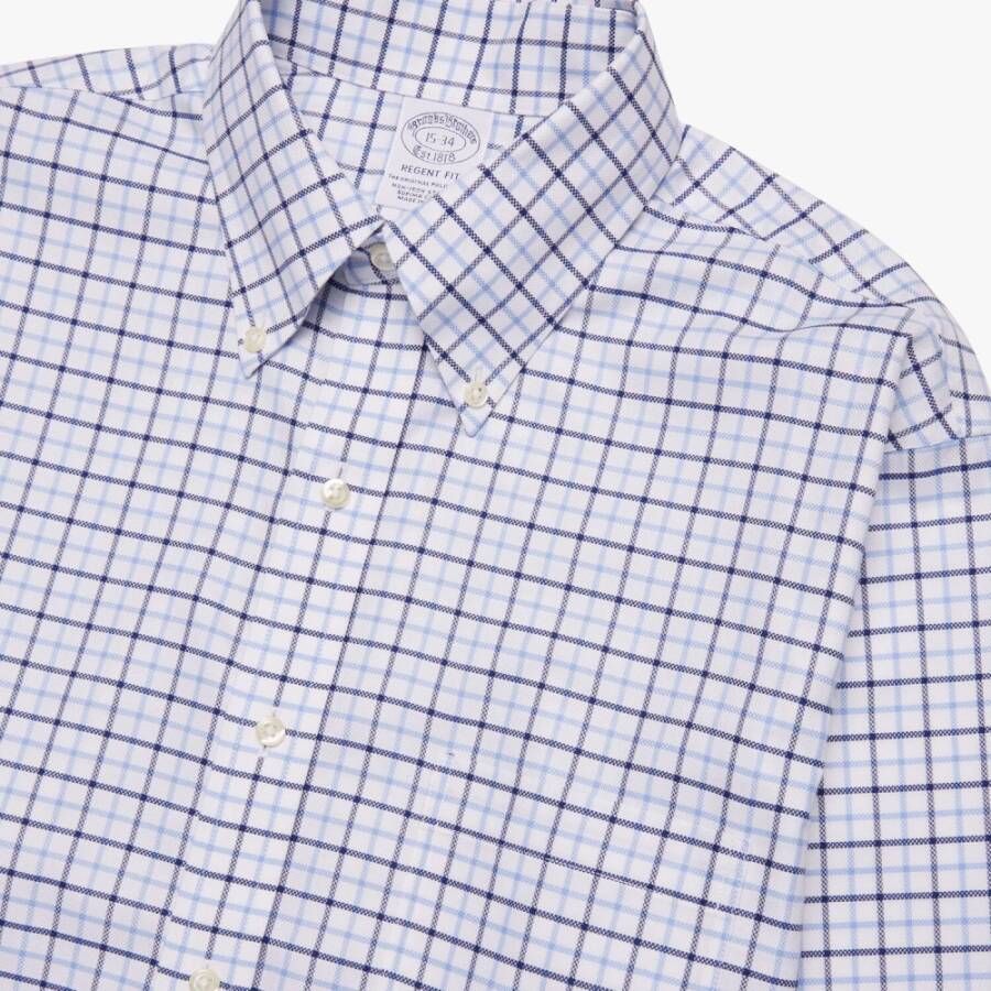 Brooks Brothers Shirts Blauw Heren