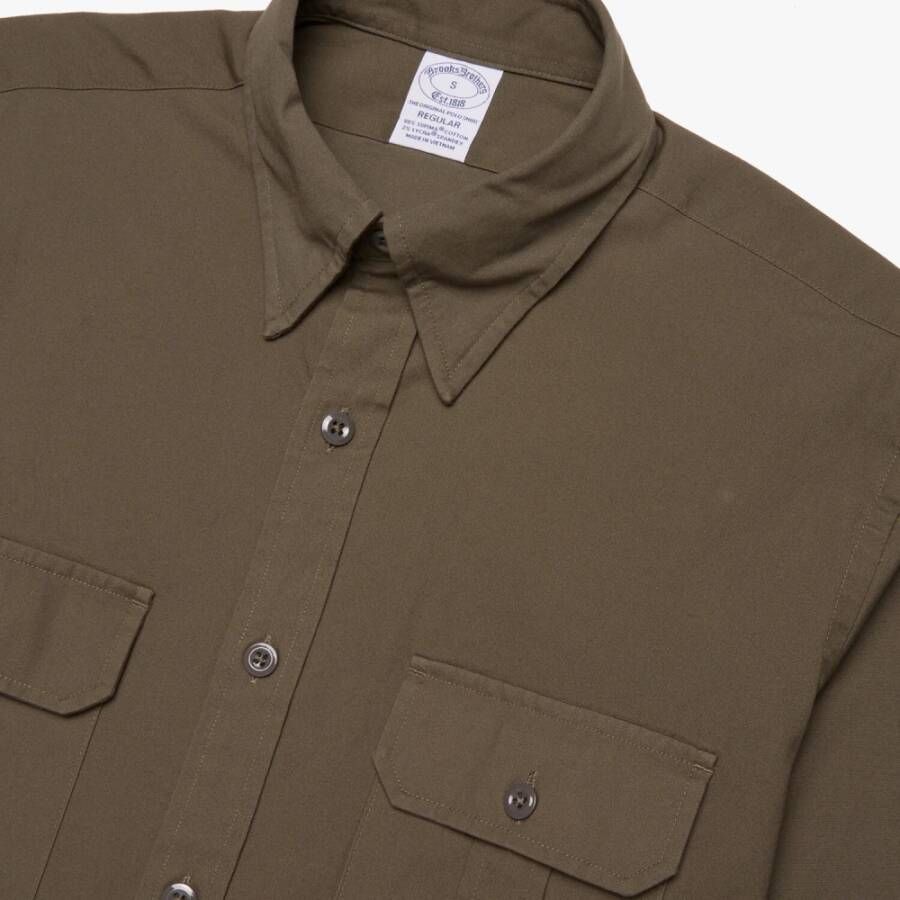 Brooks Brothers Overhemd Groen Heren