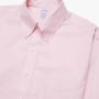 Brooks Brothers Pastelroze Regular Fit Non-Iron Pinpoint Overhemd met Button Down Kraag Pink Heren - Thumbnail 2