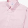 Brooks Brothers Regular Fit Non-Iron Pinpoint Overhemd Pink Heren - Thumbnail 2