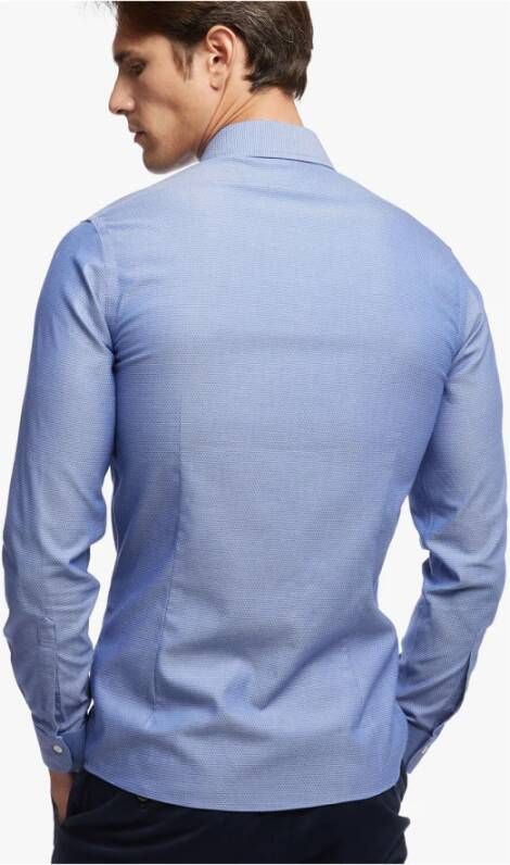 Brooks Brothers Soho extra-slanke fit niet-ijzeren overhemd dobby ainsley kraag Blauw Heren