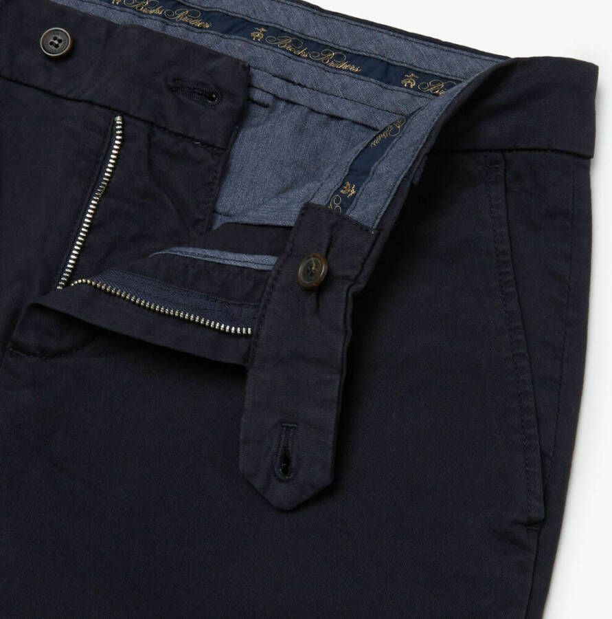 Brooks Brothers Rek katoen chino`s Blauw Heren