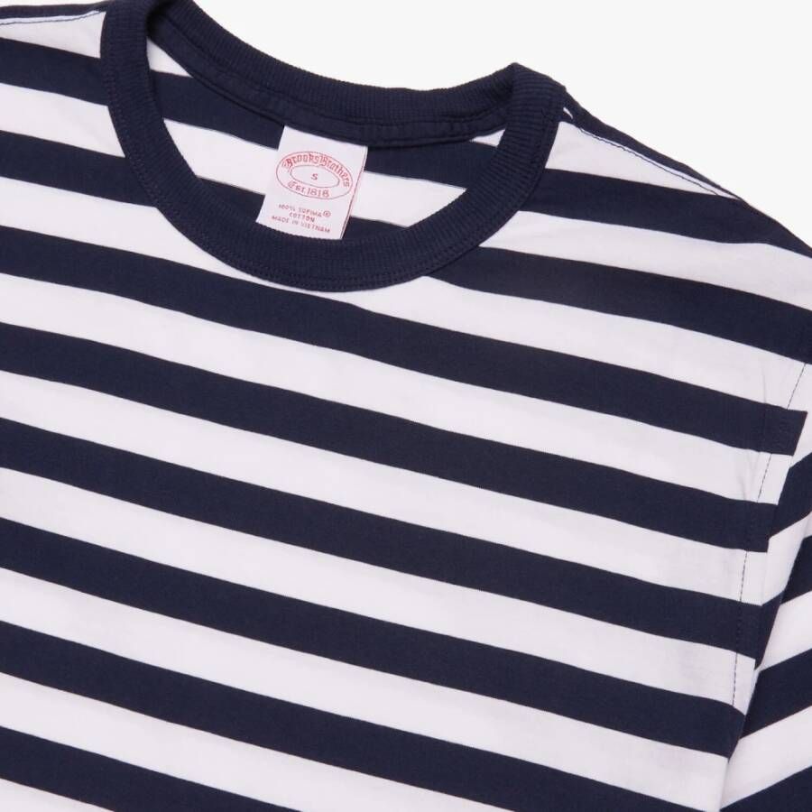 Brooks Brothers T-Shirts Blauw Heren