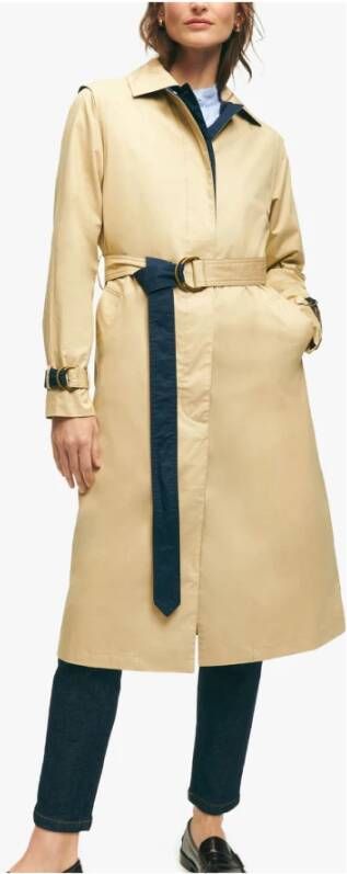 Brooks Brothers Trench Coats Beige Dames
