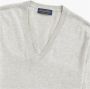 Brooks Brothers Supima Katoenen V-hals Trui Gray Heren - Thumbnail 2