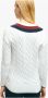 Brooks Brothers Tennis Sweater van Supima Katoen White Dames - Thumbnail 2