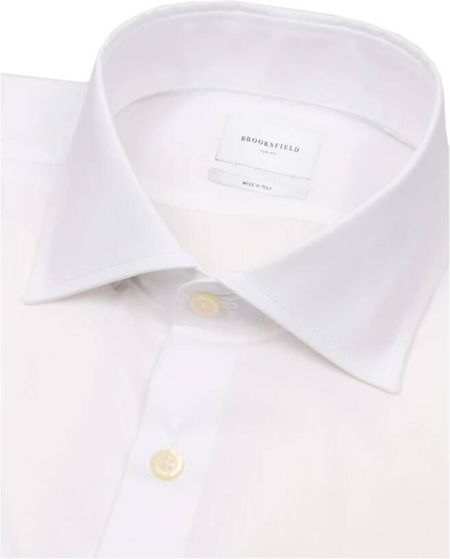 Brooksfield Formal Shirts White Heren