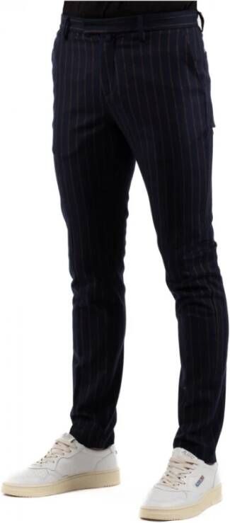 Brooksfield Trousers Blue Heren