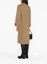 BRUNELLO CUCINELLI Bruine Dubbelrijige Jas van Virgin-Wol Bruin Dames - Thumbnail 2