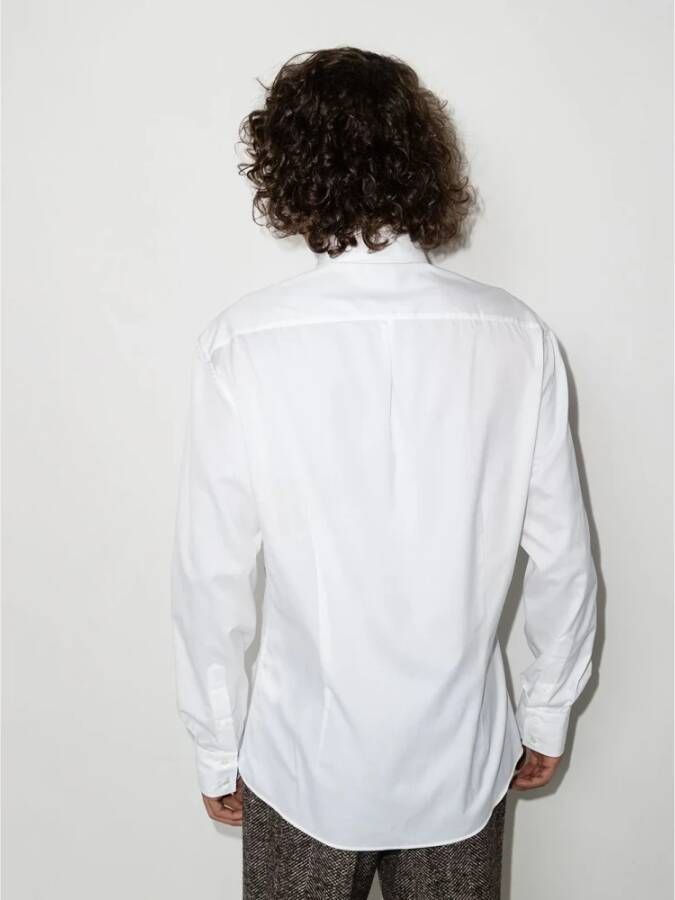 BRUNELLO CUCINELLI Klassiek Overhemd Upgrade voor Jouw Casual Garderobe White Heren