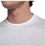 BRUNELLO CUCINELLI Lichtgrijs T-shirt met Ronde Hals en Paneelinzetten White Heren - Thumbnail 4