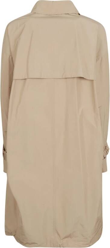 BRUNELLO CUCINELLI Single-Breasted Coats Beige Dames