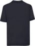 BRUNELLO CUCINELLI Luxe T-shirt van Zijdeblend met Chroom Inzetstukken Blauw Heren - Thumbnail 2