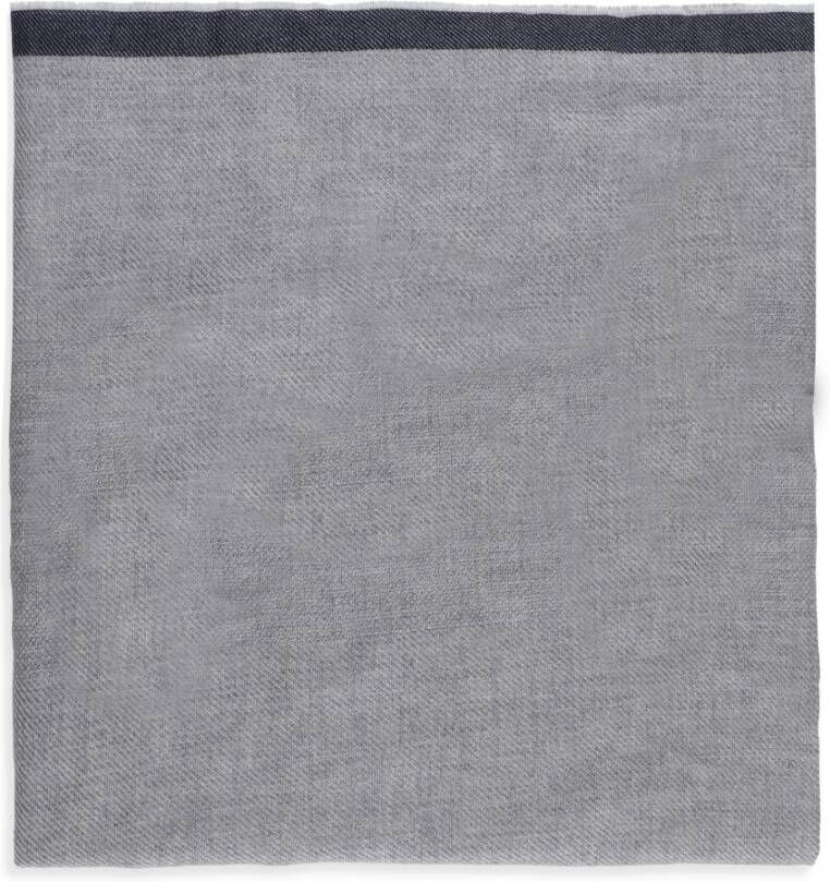 BRUNELLO CUCINELLI Winter Scarves Grijs Heren