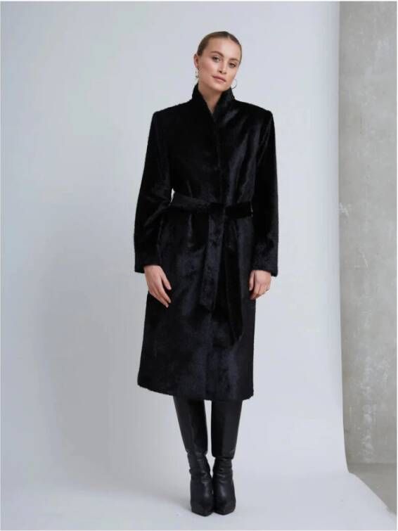Bruuns Bazaar Belted Coats Zwart Dames