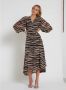 BRUUNS BAZAAR Dames Jurken Phlox Nora Dress Beige - Thumbnail 6